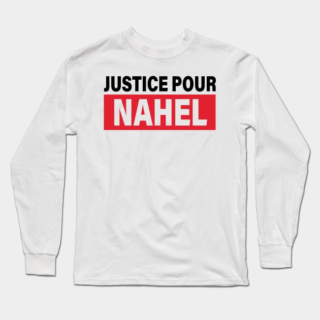 Justice Pour Nahel Long Sleeve T-Shirt by CF.LAB.DESIGN